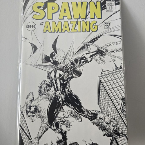 Spawn #221 Sketch B&W Variant 1st Print New