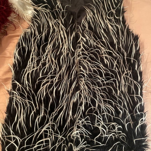 Fur vest new, one size