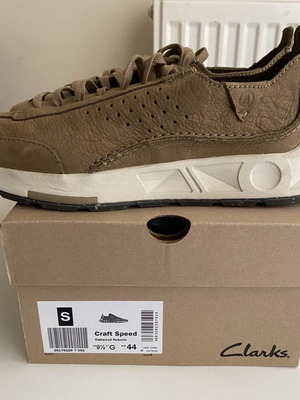 Clarks leather trainers