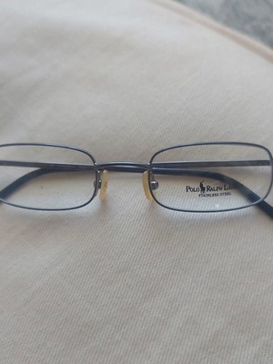 Polo Ralph Lauren metal eyeglass frame like new, blue