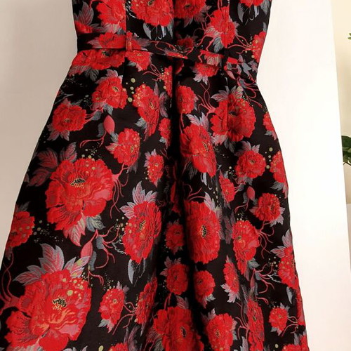 Asos embossed palazzo dress with floral pattern, new, size M