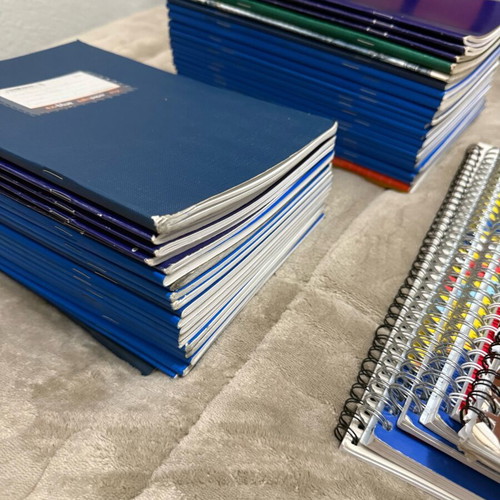 School notebooks like new, pack of 40 pieces