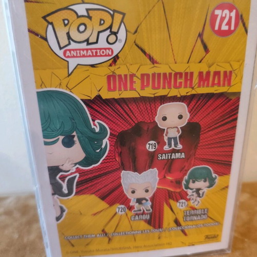 Funko Pop Terrible Tornado from One Punch Man like new with protector