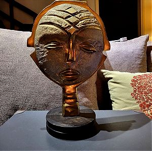 Αφρικανικη μασκα από μέταλλο