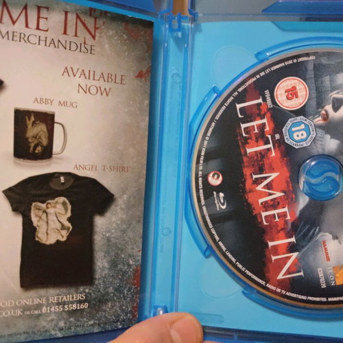 Let Me In Blu-Ray like new, thriller, horror
