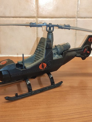 GI Joe Cobra Fang helicopter toy 1983