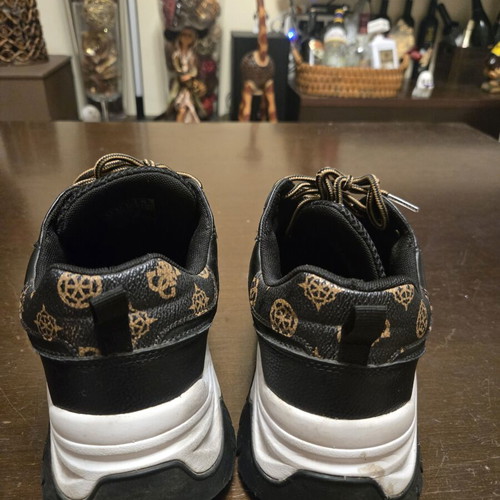 Guess sneakers like new, black and beige, size 40