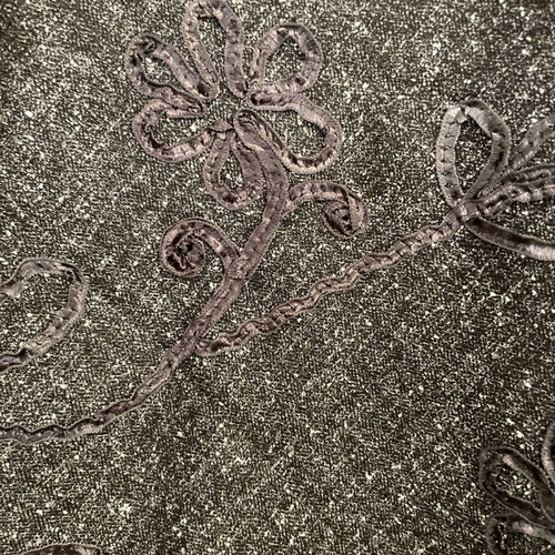 KLASS Collection vintage boucle flared midi skirt used, floral pattern