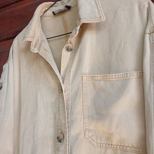 Claudia Strater shirt like new, size M, beige and brown