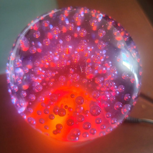Decorative sphere new with lighting and base