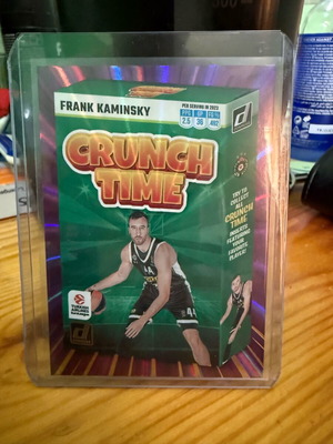 Frank Kaminsky 2023-24 Donruss Turkish EuroLeague Crunch Time new