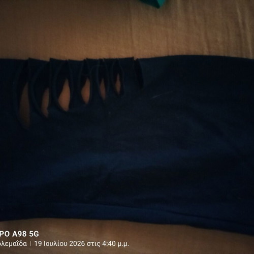 Leggings used, three-quarter length with side slits