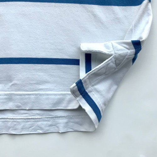 Abercrombie & Fitch Men's Short Sleeve Polo Rugby Striped Shirt Used, Size S