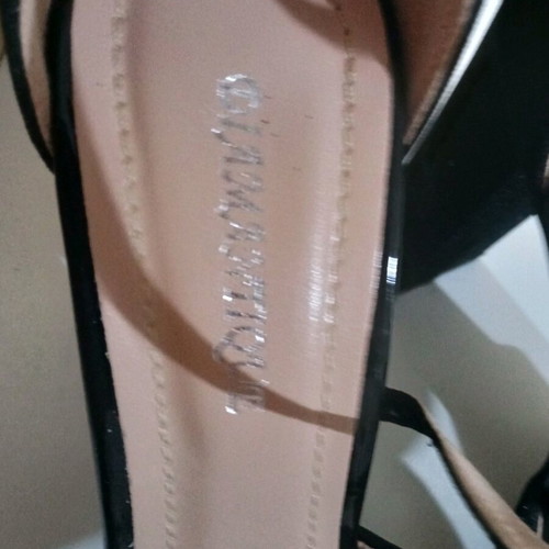 Pumps new size 38 with 10 cm heel and glitter