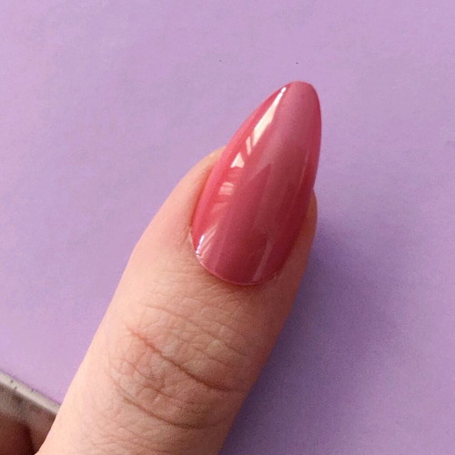Pink almond cats eye fake nails new, set of 24 pieces
