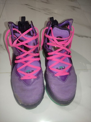 Nike LeBron 19 παπούτσια μπάσκετ σε μοβ, μέγεθος 47
