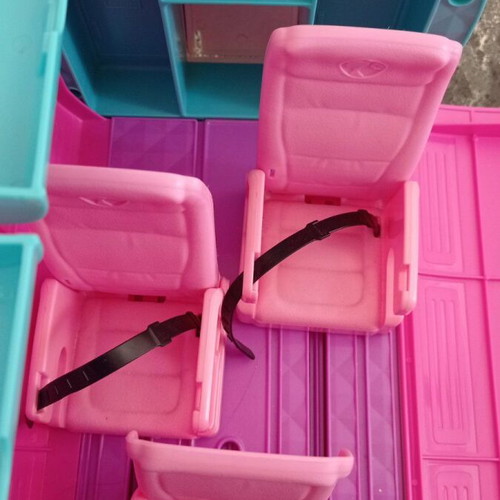 Barbie airplane, car and speedboat toy set