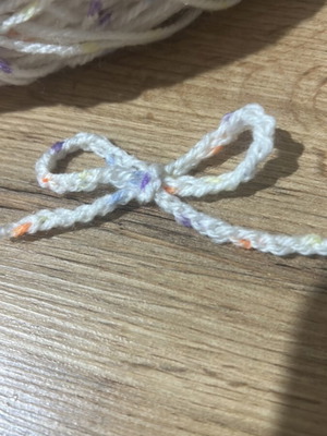 Handmade crocheted bows new