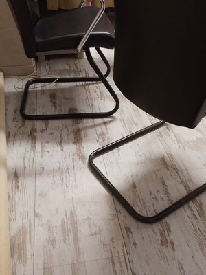 Leather office visitor chairs, comfortable, elegant