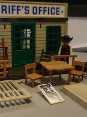 Playmobil Western Sheriff Office μεταχειρισμένο, κωδικός 3423 WRNL05
