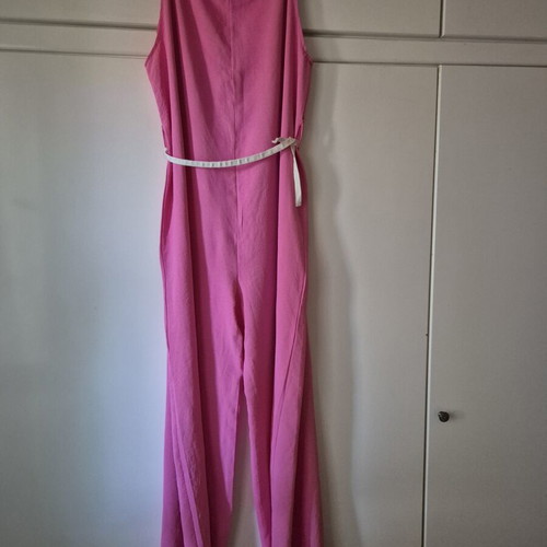 Jumpsuit pink-fuchsia like new, size XL 42 14