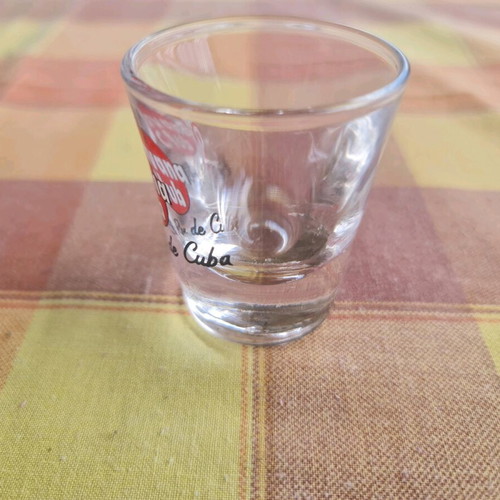 Havana Club collectible shot glass used, 90s-2000s