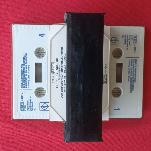 Mahler Symphony No. 9 cassette tapes like new, Berlin Philharmonic