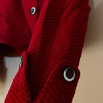 Benetton outerwear like new, red, size M