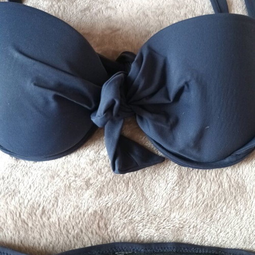 Swimsuit used, padded bra, size M, blue
