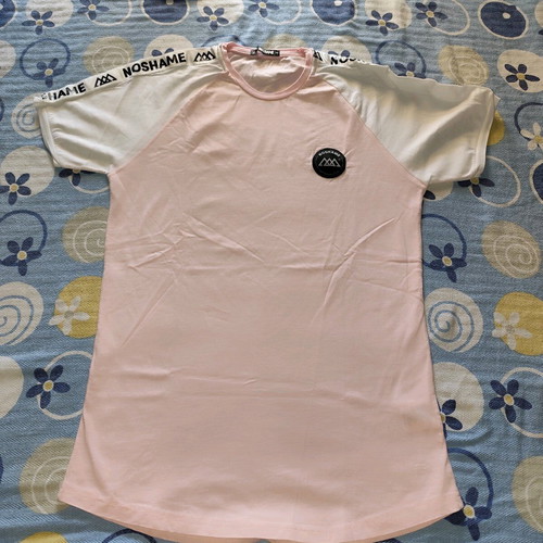 Noshame® men's t-shirt new, size S, pink-beige