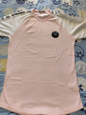 Noshame® men's t-shirt new, size S, pink-beige