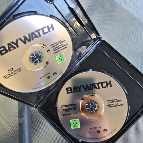 Baywatch 2017 Blu-Ray like new, 4K with Greek subtitles and extended edition