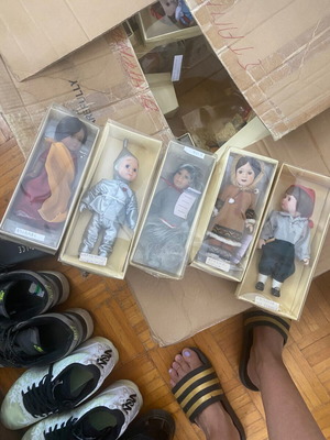 Porcelain dolls new, set of 27 with various designs