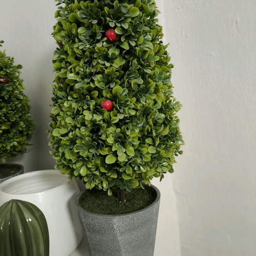 Two decorative trees like new, height 40 centimeters