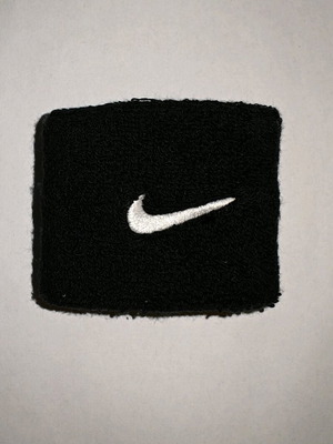 Nike Swoosh black sports wristband like new
