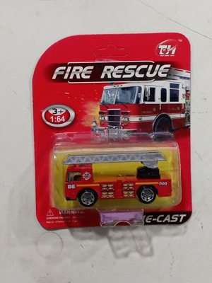 Metal toy fire rescue vehicle new