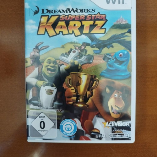 Dreamworks Superstar Kartz Wii game like new, German edition