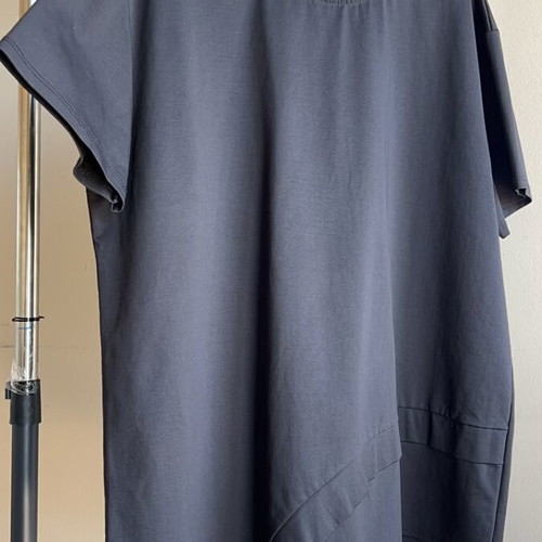 Italian women's plus size blouse black 100% cotton new