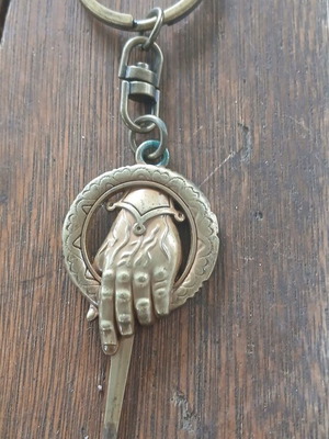 Keychain unused, gold color