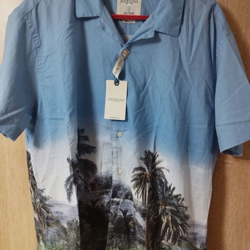 Springfield Hawaiian shirt XL, made in Italy