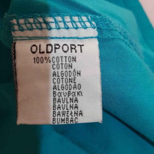 Oldport Boys' Short Sleeve Shirt 140 cm 10 Years Like New, Turquoise