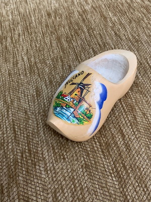 Original wooden clog from Holland like new collectible