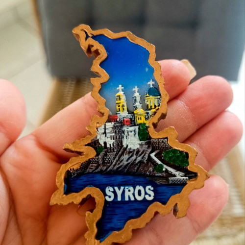 Syros Greece Souvenir Magnet like new