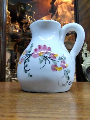 Decorative vase Edessa like new, white