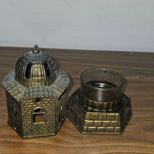 Metal Table Incense Burner used with Antique Bronze Finish