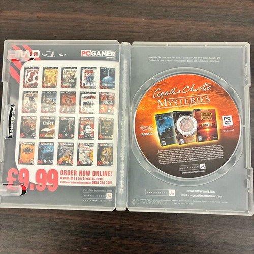 Agatha Christie Mysteries used, 3 games for PC