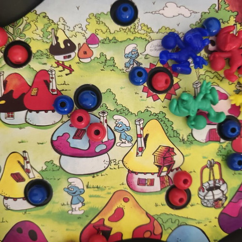 The Smurfs Board Game used, full set