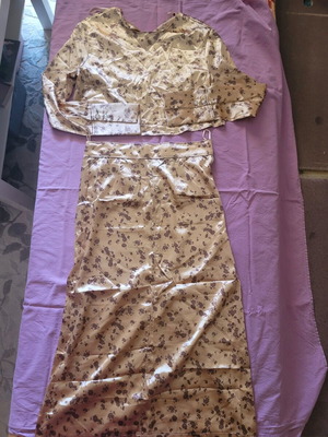 skirt set with crop top ZARA M