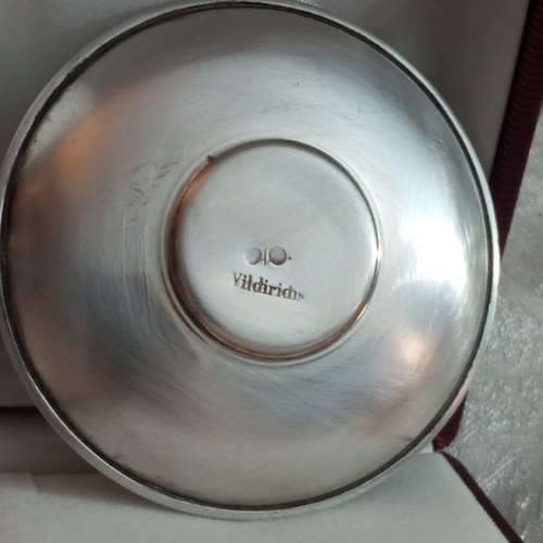 Agrotica 94 Vildiridis commemorative silver plated plate like new