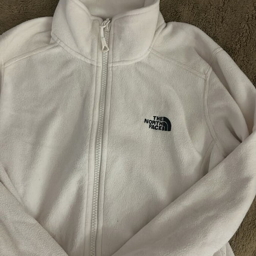 The North Face women's fleece jacket like new, white, size S